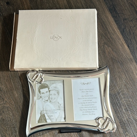 Lenox Wedding Promises invitation double frame - Picture 1 of 6